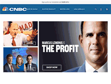 Tablet Screenshot of cnbcstore.com